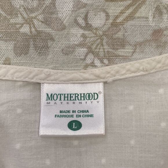 Motherhood Embroidered Maternity Top - Picture 5 of 8